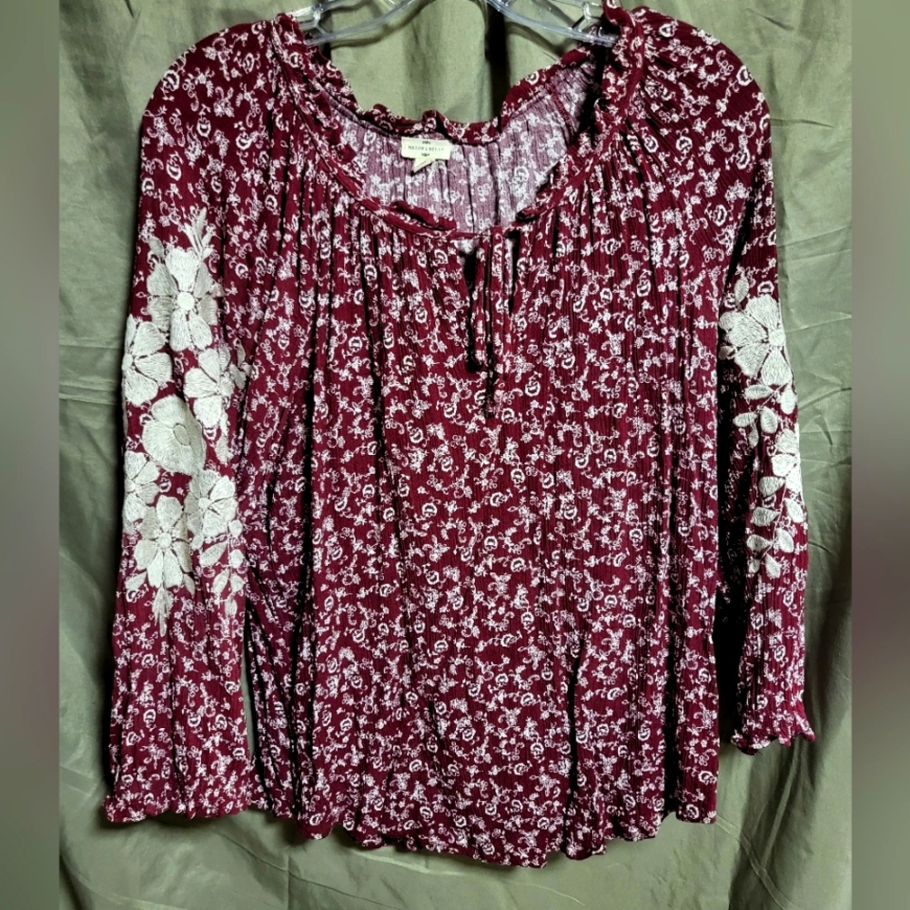 Mason & Belle lg burgandy